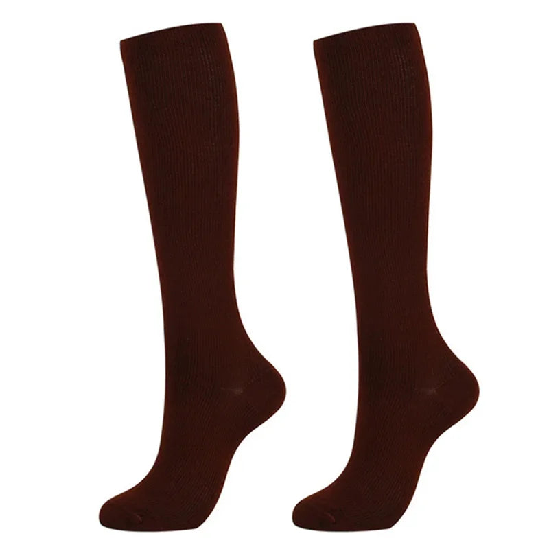 S-XXL Compression Socks Men Women Hiking Running Marathon Socks