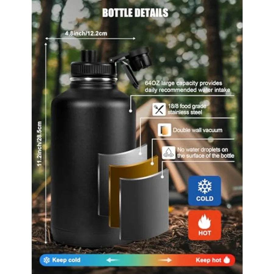 Tactical Half-Gallon Insulated Water Jug
