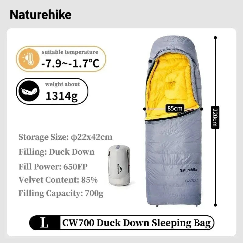Naturehike CW700 650FP Ultralight Down Sleeping Bag