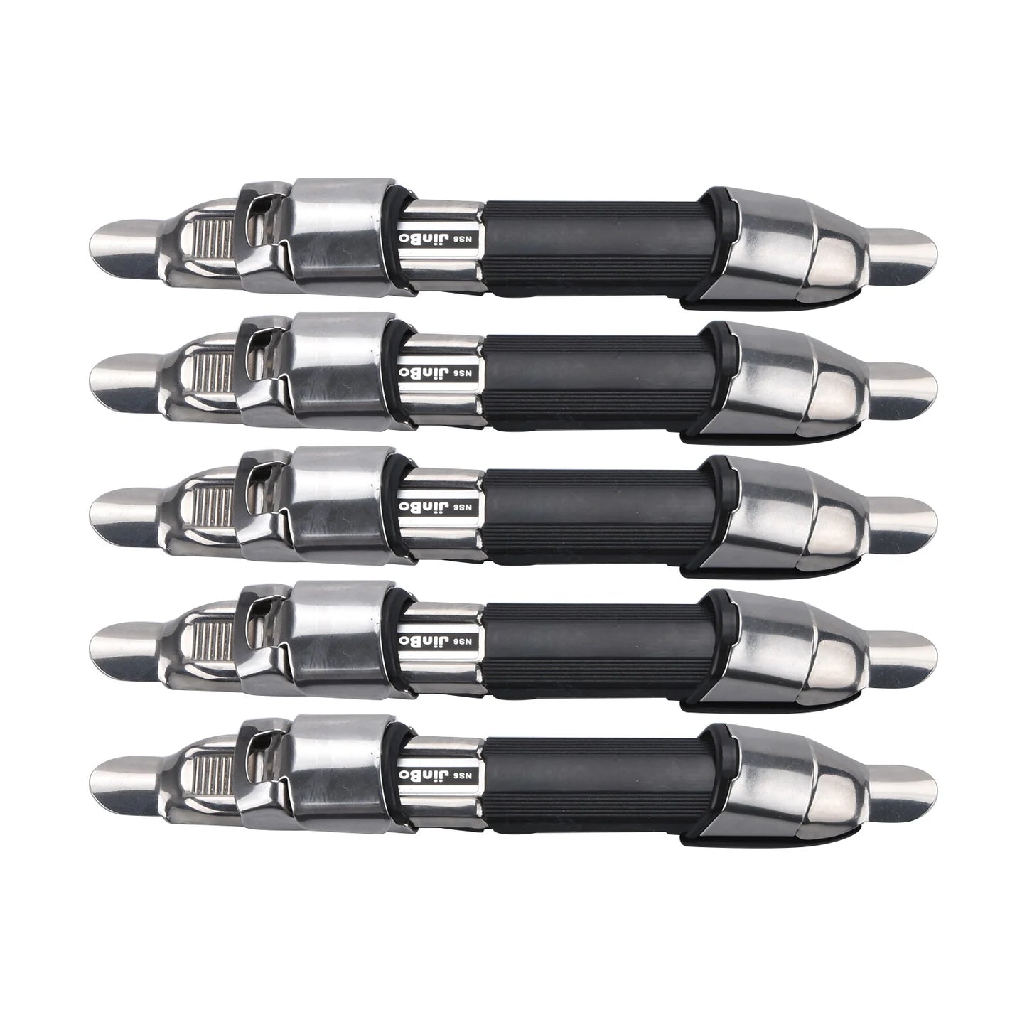 5Pieces Plate Type Reel Seat Stainless Steel Adjustable Fishing Rod DIY Reel Seat For Repair Fishing Rod Accessories