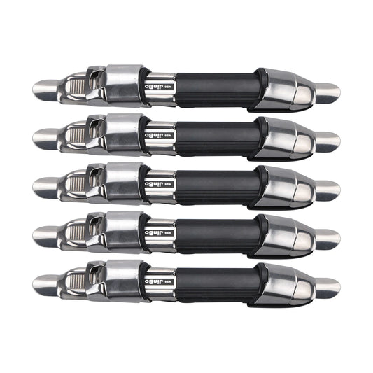 5Pieces Plate Type Reel Seat Stainless Steel Adjustable Fishing Rod DIY Reel Seat For Repair Fishing Rod Accessories
