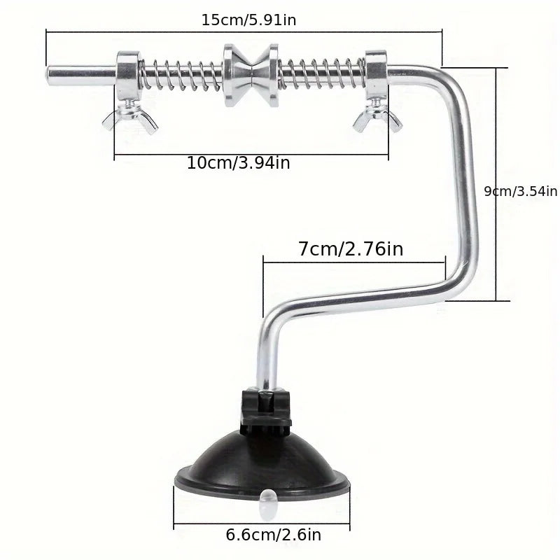 1Pc Aluminum Alloy Fishing Line Winding Machine, Outdoor Fishing Reel Winding Machine