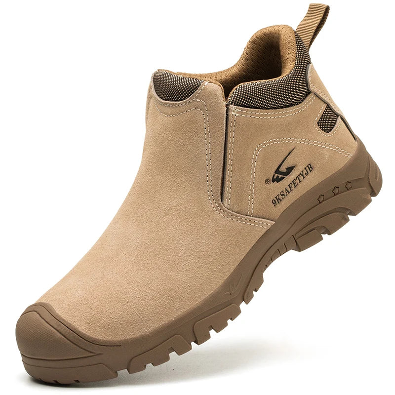 Composite Toe Light Weight Safety Shoes Comfortable Soft Work Sneakers Wear-resisting Anti-Puncture Low Top