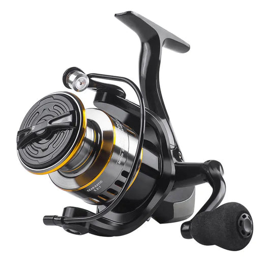 1 Piece Two-Hand Rotating Fishing Reel, He1000-7000 Series, 5.2:1 Gear Ratio, 22.05lb Extraction, Smooth and Sensitive Aluminum Alloy Body