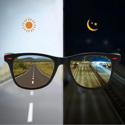 Night Vision Glasses PC Frame Polarized Sunglasses Men Outdoor Sport Sun Glasses Day Night Vision Driver Night Glasses 2029