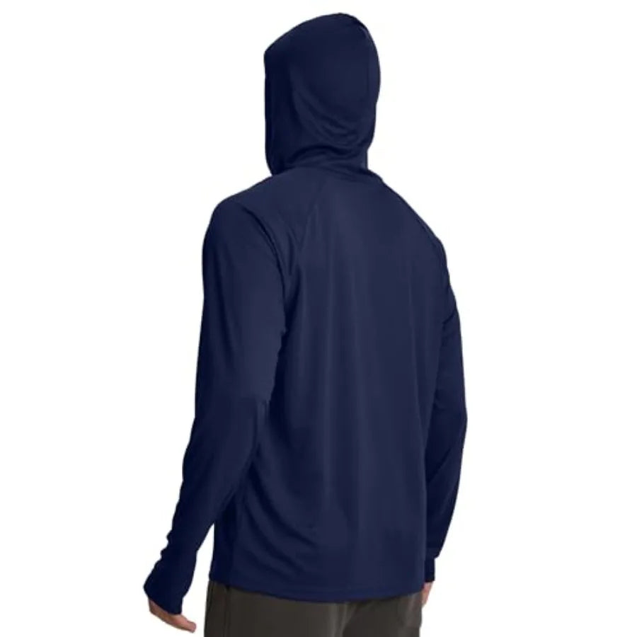 HovSiyla 5 Pack Men's Fishing Shirts Long Sleeve UPF Sun Protection Hoodie Lightweight