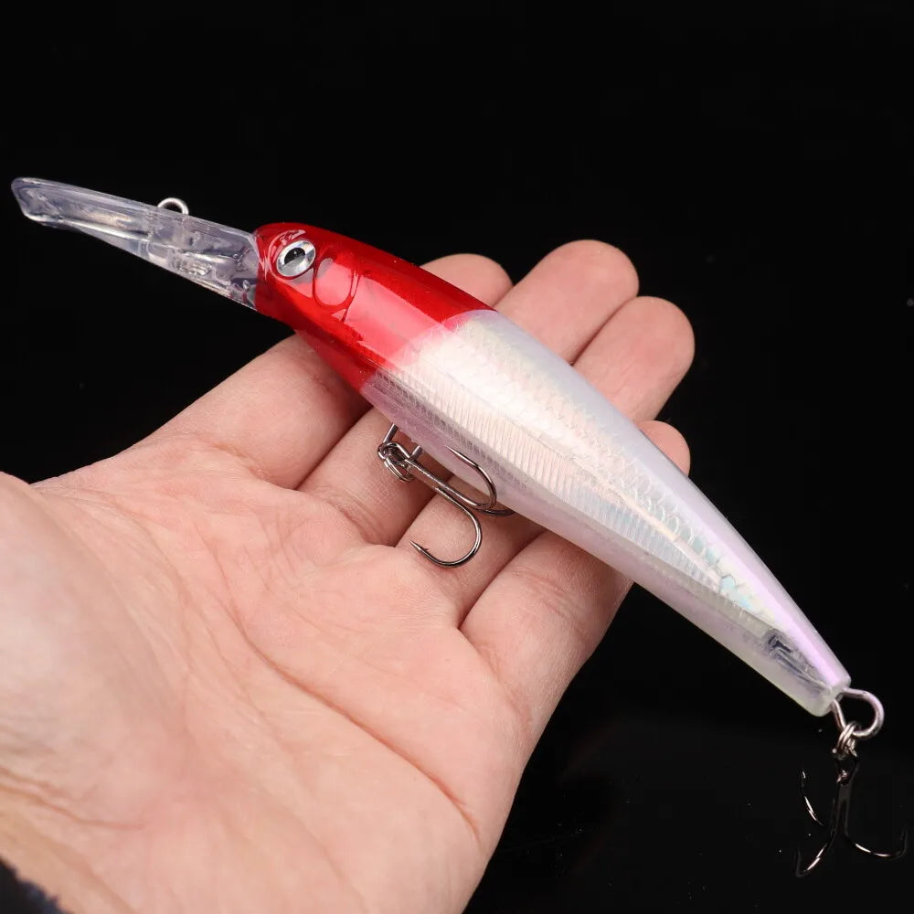 6-Pack 6.7-Inch Big Sea Fishing Minnow Crankbaits (1.09 oz)