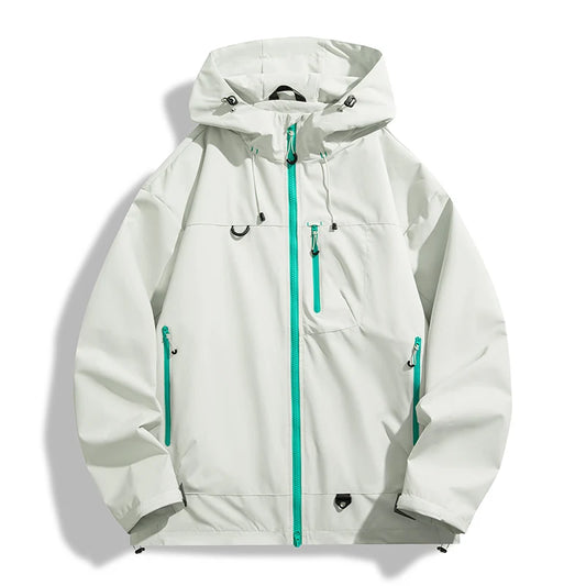 Unisex Hiking Jacket Waterproof Autumn Windbreaker Fishing Hoodie
