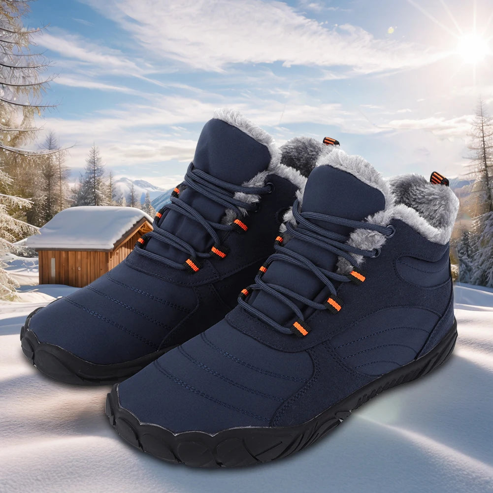 Winter Plush Boots Non Slip Outdoor Waterproof for Men Women