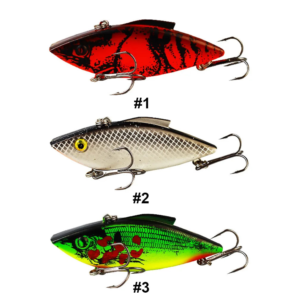 Fishing Lure 6.5cm 11.4g Artificial Hard Bait with Hooks Fishing Bait Plastic Wobblers Fishing Accessories