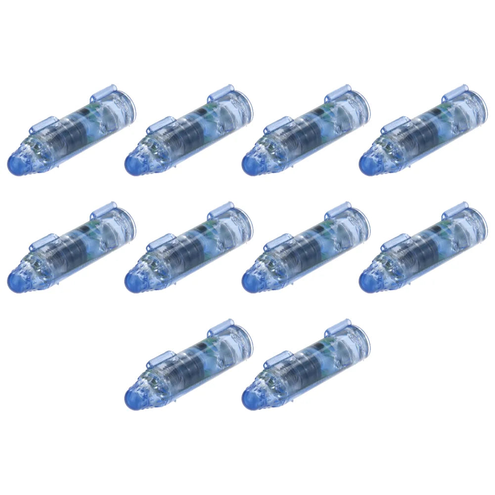 1-10PCS Underwater Mini Fish Lure LED Flashing Bait
