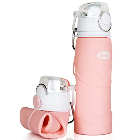 Collapsible Silicone Travel Water Bottle (750ml)