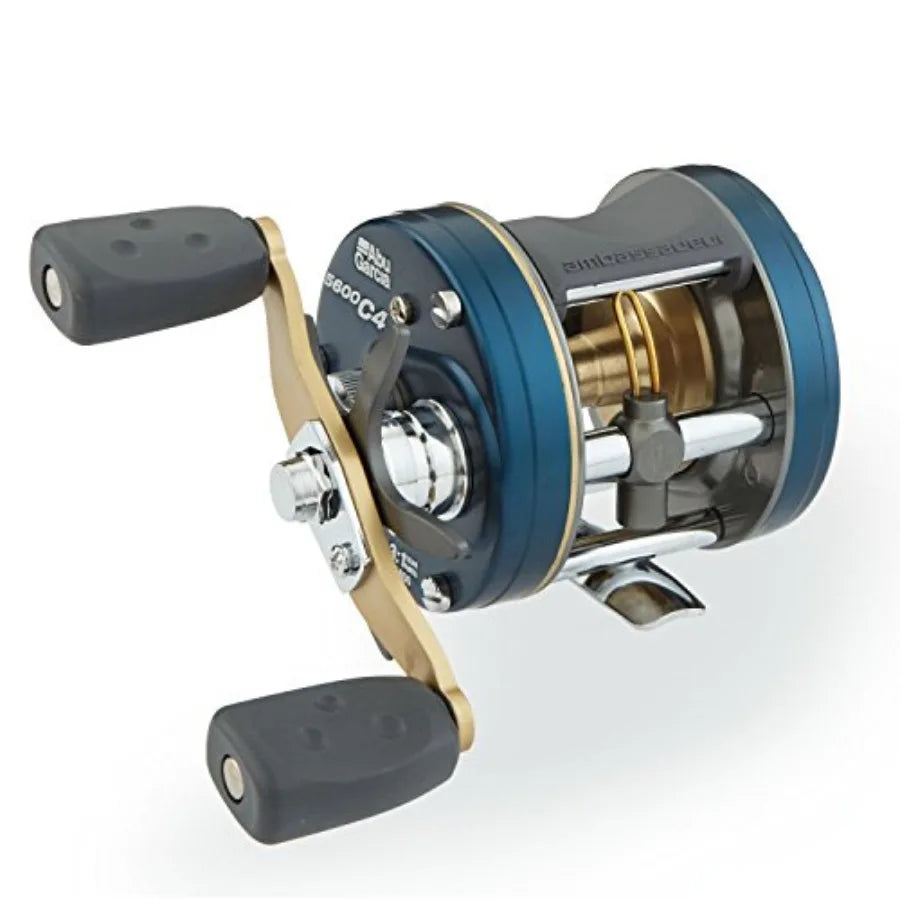 Ambassadeur C4 Baitcast Round Fishing Reel for HeavyDuty Fishing Smooth Casting Performance