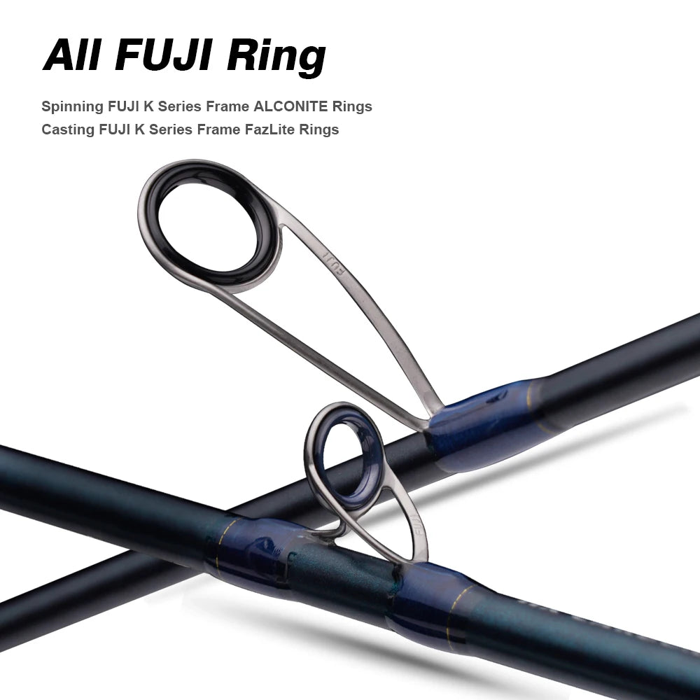 PURELURE Flight Dance Carbon Fiber Fishing Rod (Spinning & Casting)