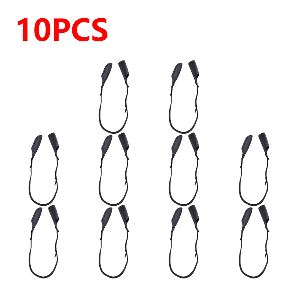 1-10PCS Fishing Rod Protection Sleeves Luya Bundle Rod Belt Adjustable Cover Strap Rod Organizer Fish Tool
