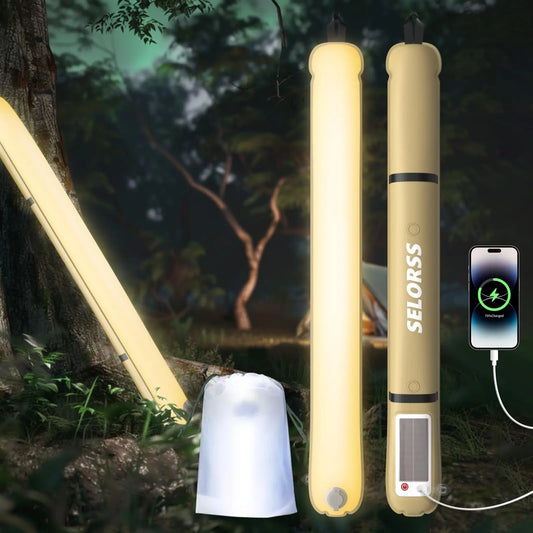 SELORSS Solar Camping Lantern 2000mAh