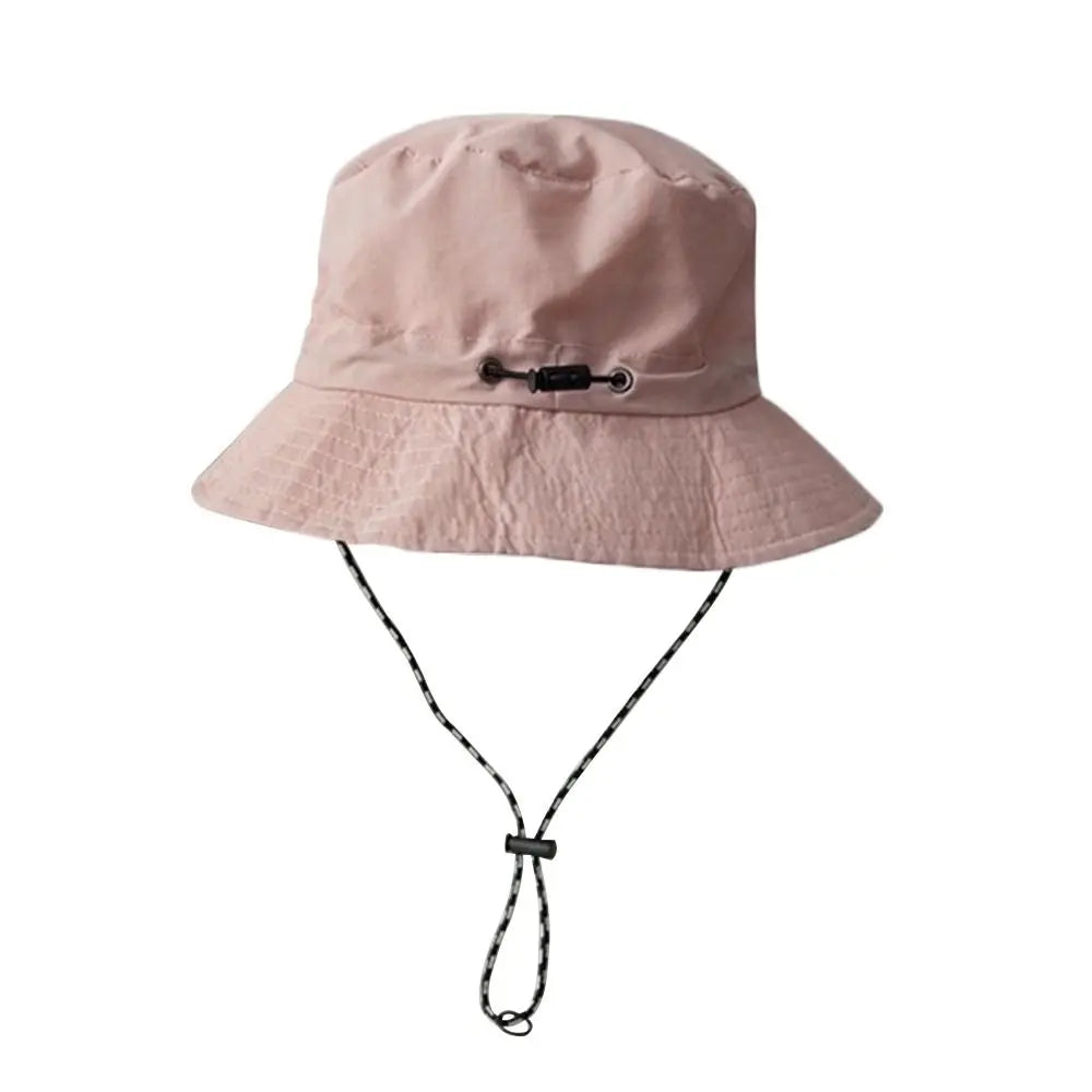Summer Sun Protection Waterproof Bucket Hat Camping Hiking Cap With Storage Bag