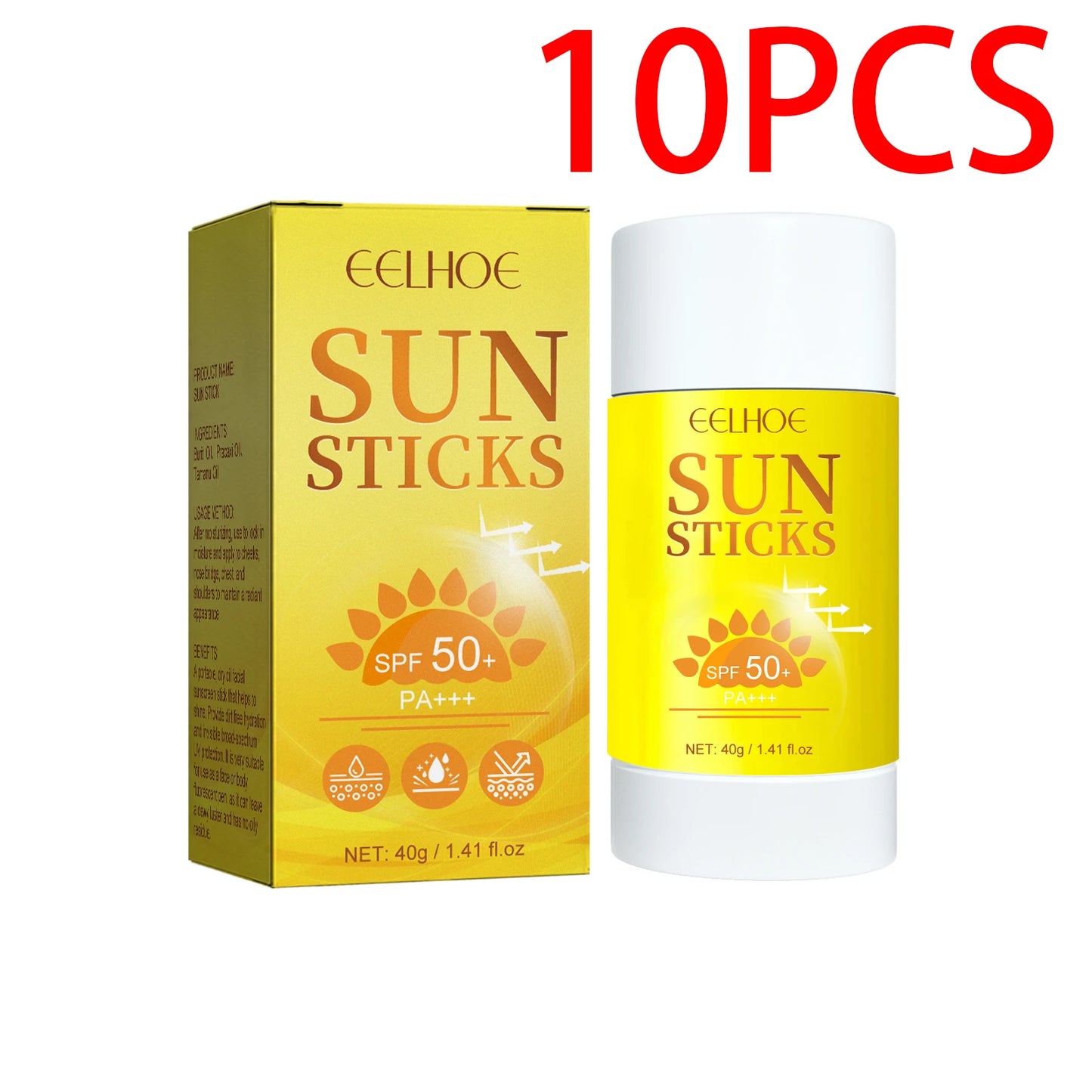 Spf50 Sunscreen for Face Facial Body Skin UV Protective Oil-Control Moisturizing Sun Block Refreshing Waterproof Sunscreen