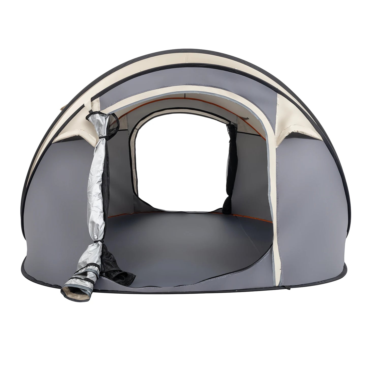 4-Person No-Install Pop Up Tent, Universal for Camping & Fishing
