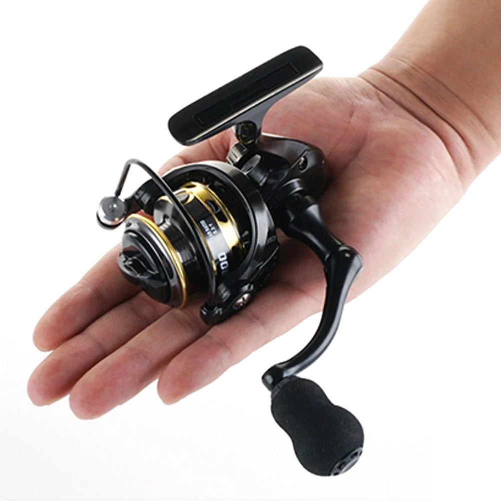 Mini Fishing Reel ZP 500/800 Series Small Fishing Reel Gear Ratio 5.2:1 Powerful Spinning Fishing Reels 13BB for Carp Fishing