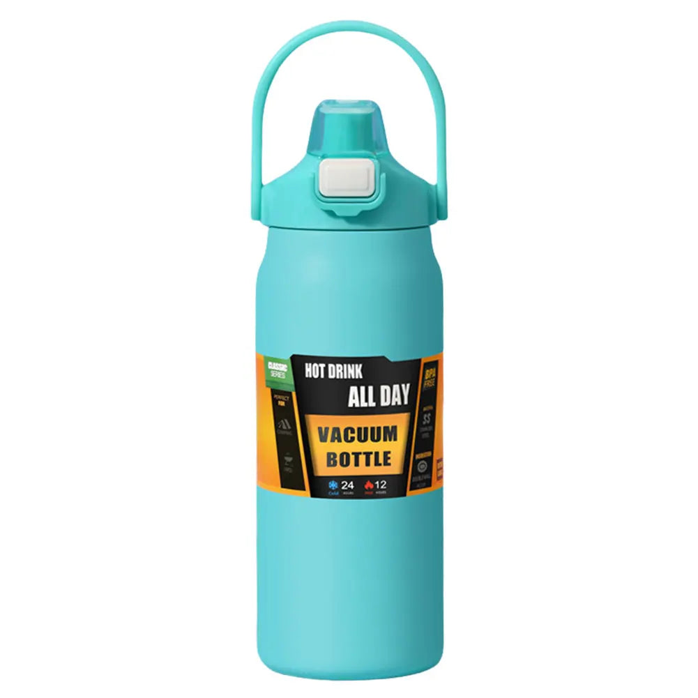 1200ml Insulated Bottle Stainless Steel Thermal Water Cup BPA Free