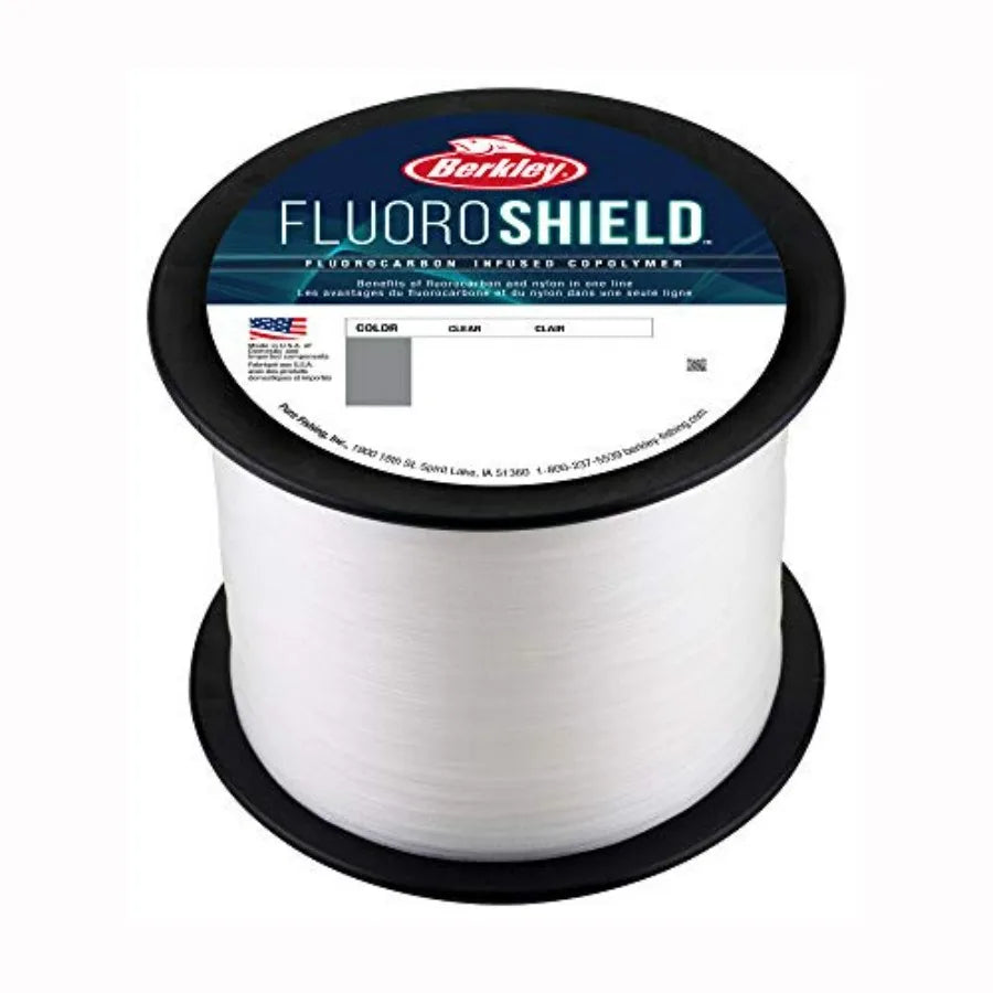 Berkley FluoroShield Fluorocarbon Fishing Line Clear for Angling