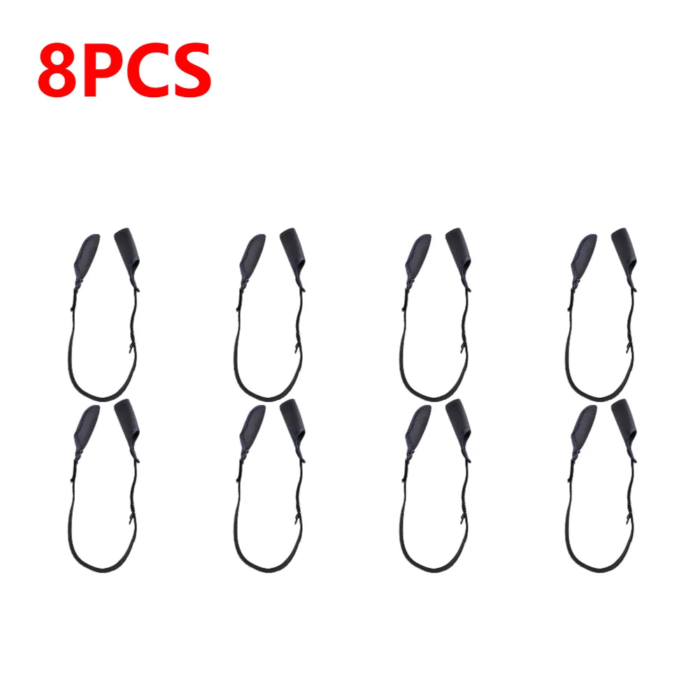 1-10PCS Fishing Rod Socks Strap Fishing Pole Sleeves Belt Rod Protector Adjustable Rod Cover Protector for Fishing Rod Tube Case