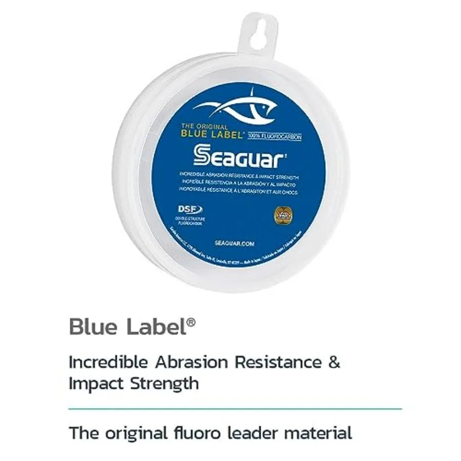 Seaguar Blue Label Fishing Leader Line 100 Fluorocarbon Clear