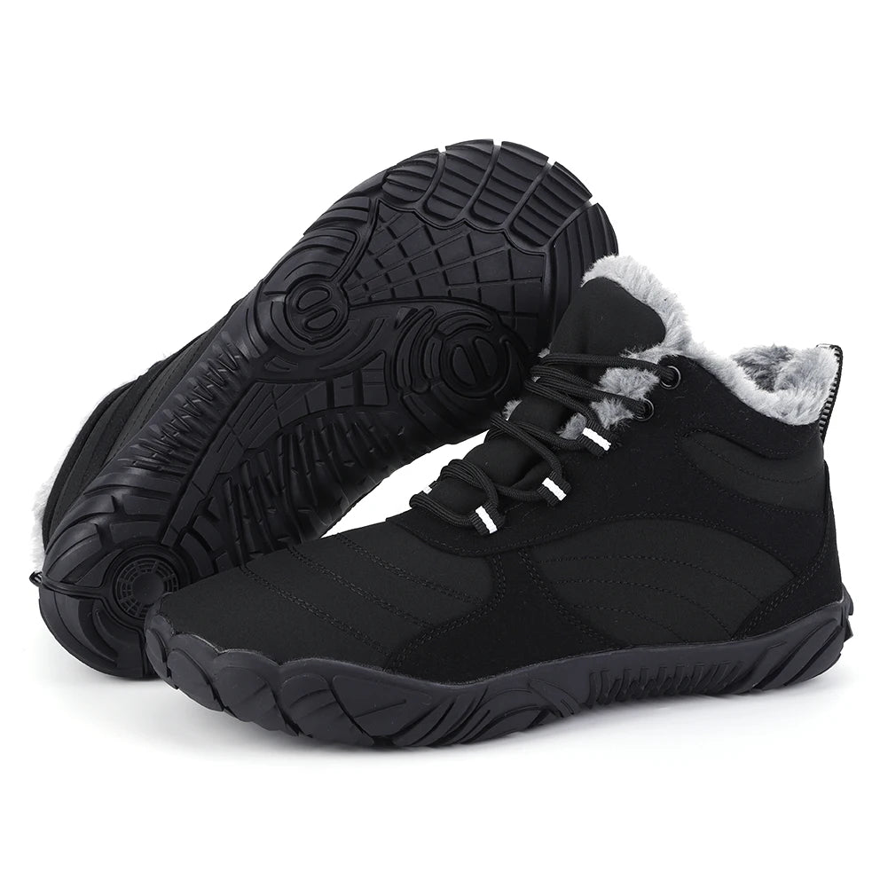 Winter Plush Boots Non Slip Outdoor Waterproof for Men Women