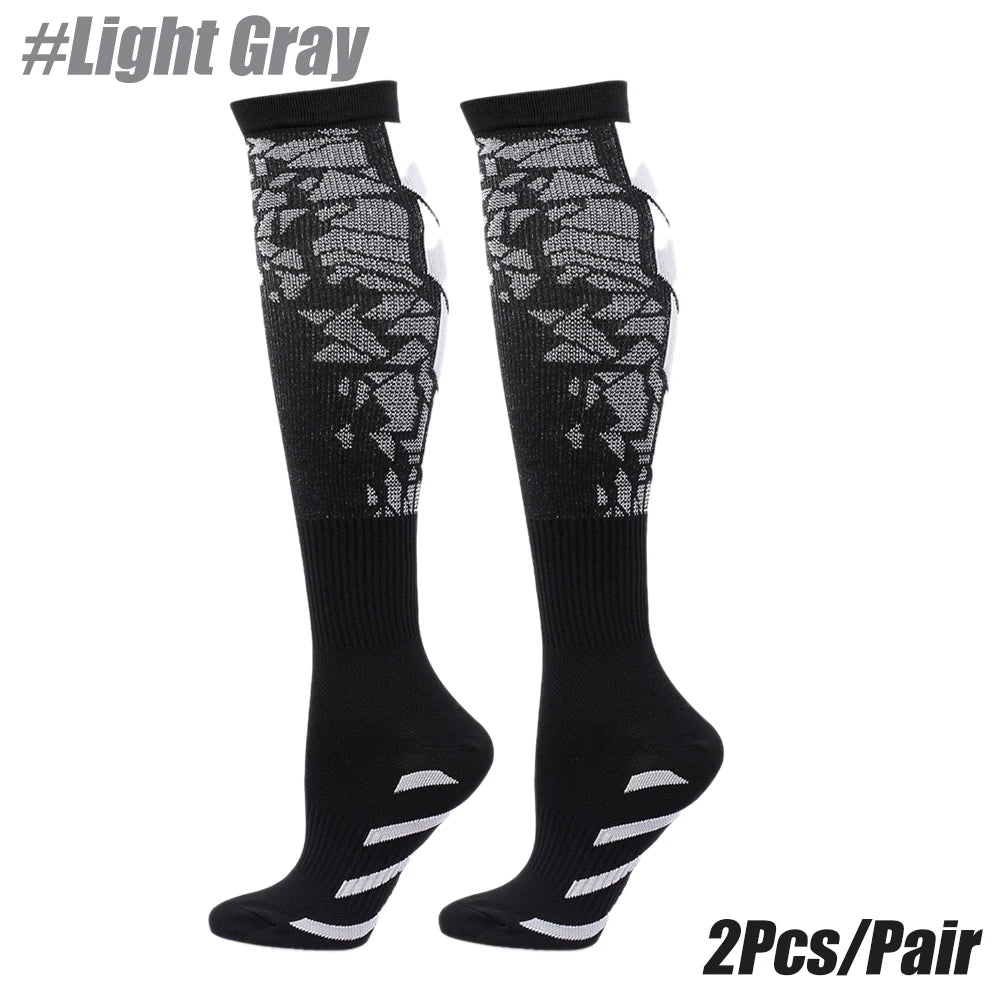 1 Pair Sports Compression Socks for Women and Men - Calf Support Socks