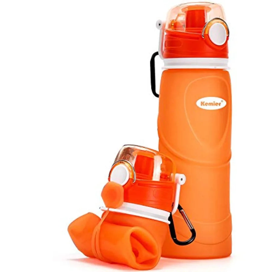 Collapsible Silicone Travel Water Bottle (750ml)