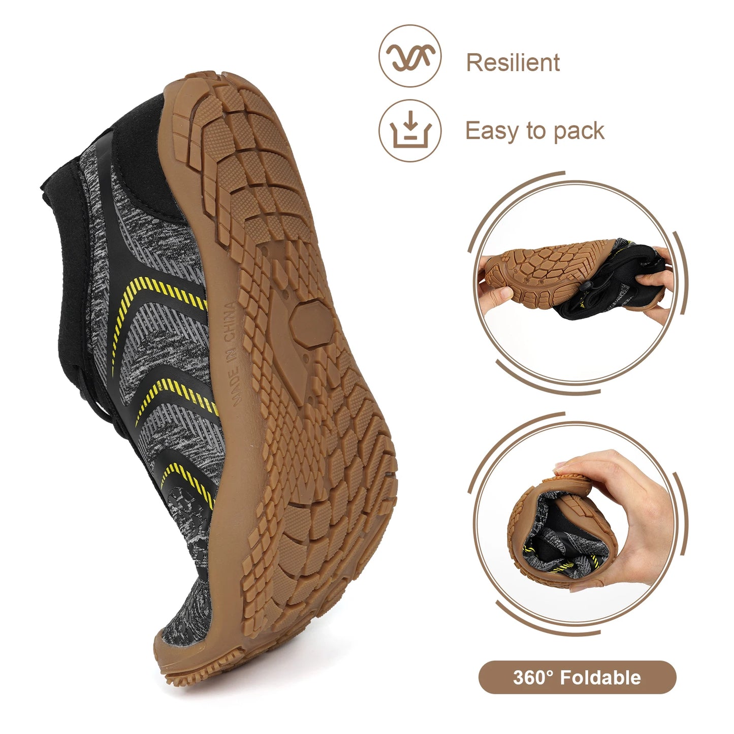 Unisex Water Sports Aqua Shoes Outdoor Beach Barefoot Men Women Trekking Wading Shoes
