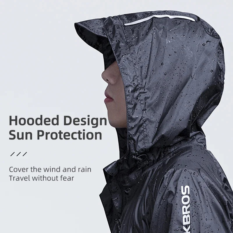 ROCKBROS Cycling Raincoat | Breathable Waterproof Windbreaker