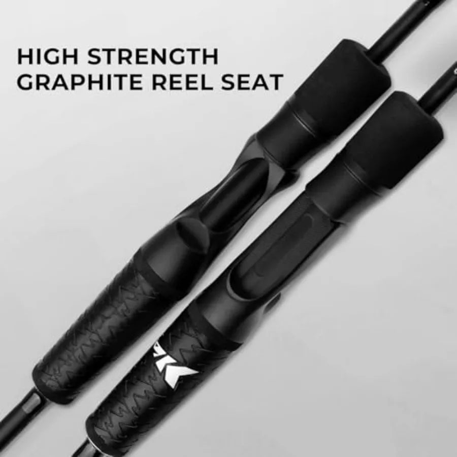 Crixus Fishing Rods, IM6 Graphite Rod and Rod W/Zirconium Oxide Ring Stainless Steel Guides, SuperPolymer Handle