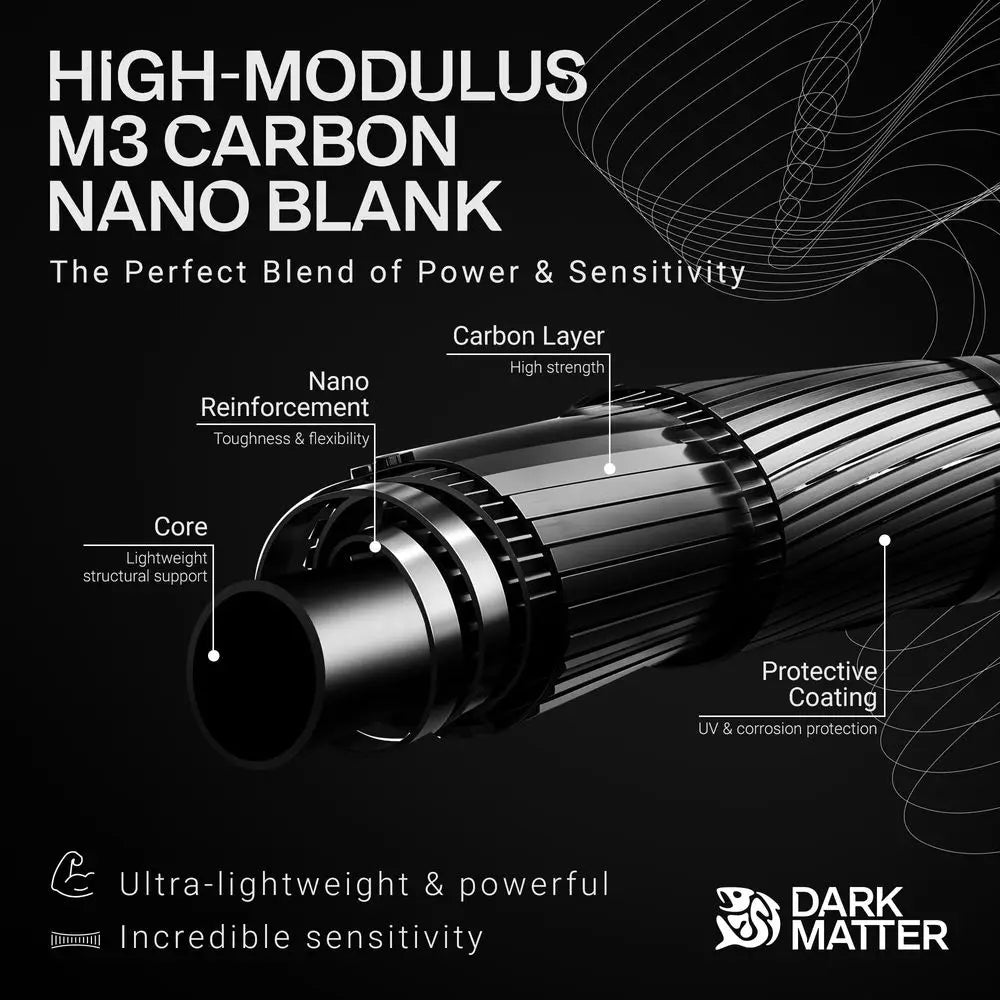 Psychedelic Casting Fishing Rods Medium Heavy Power X High Modulus M3 Carbon Nano