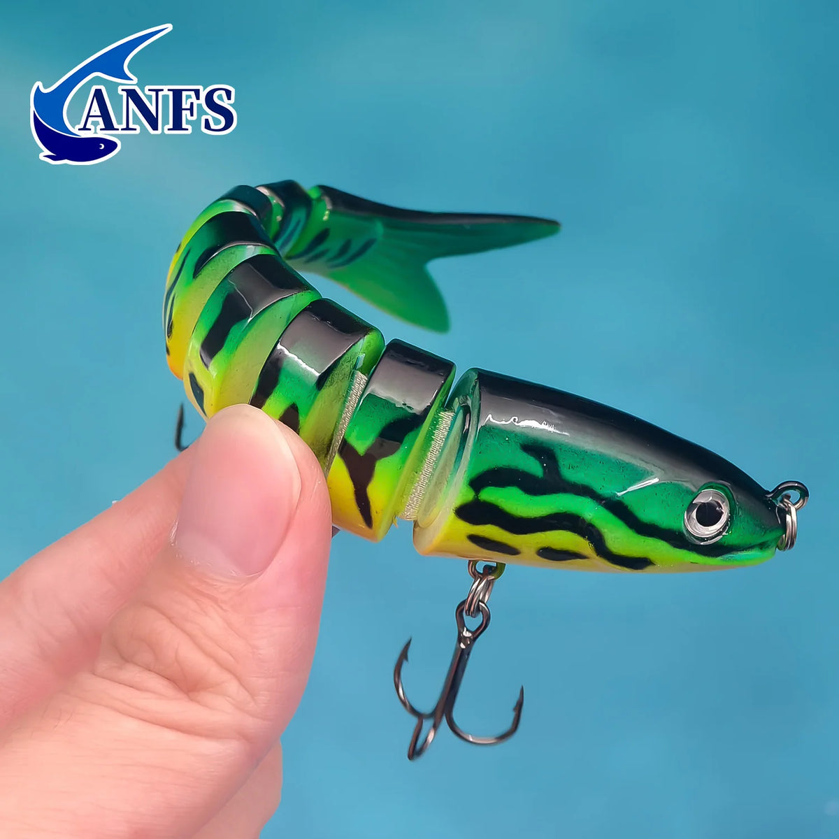 ANFS 5-Pack Multi-Jointed Swimbaits in Assorted Colors