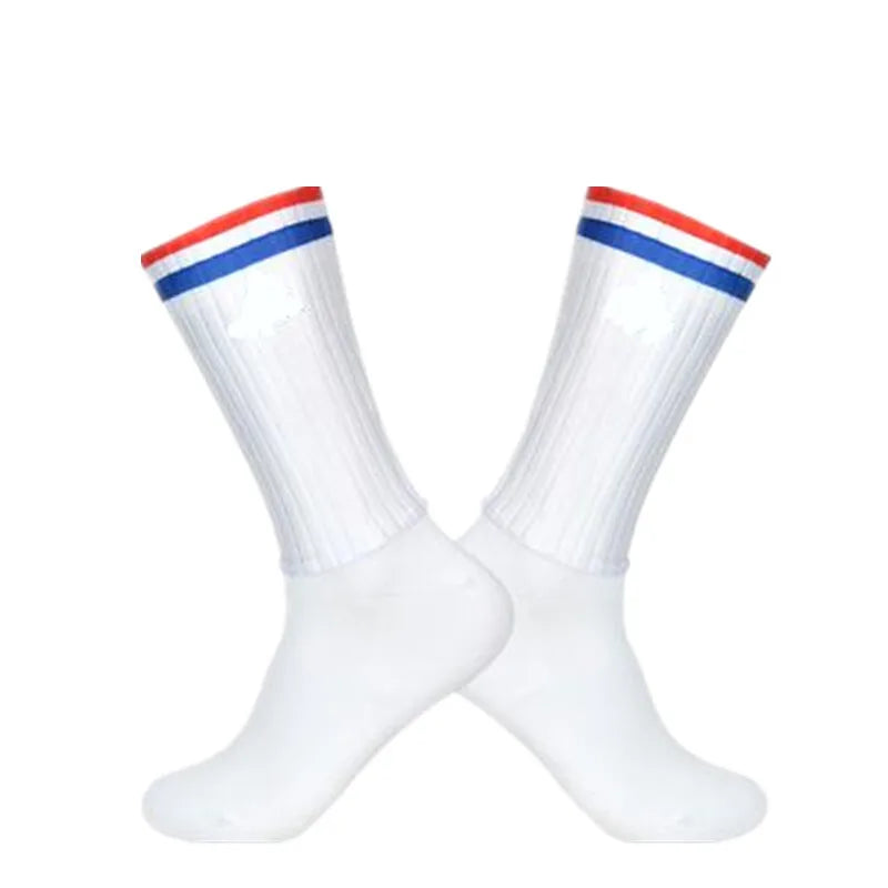 Socks Aero Anti Slip Silicone Summer Whiteline Cycling Socks