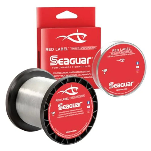 Seaguar Red Label Fishing Line for Power Baits Fluorocarbon Clear Multiple Sizes