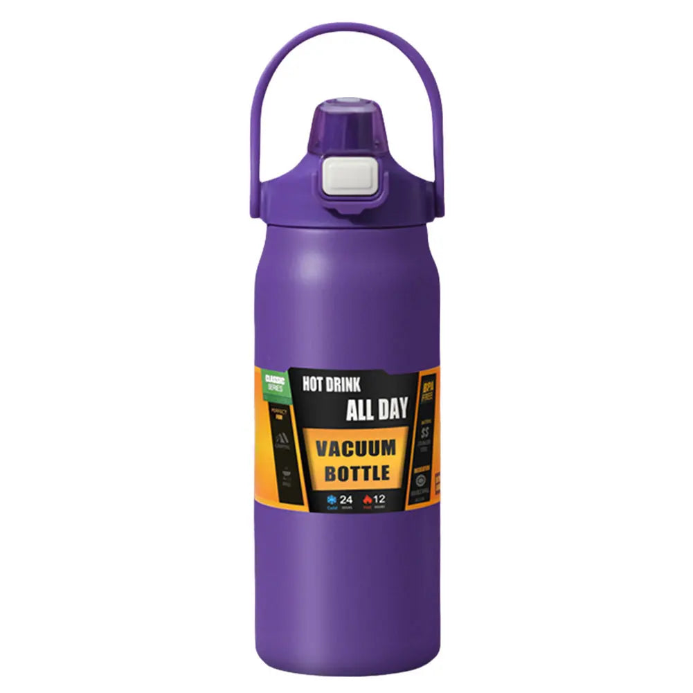 1200ml Insulated Bottle Stainless Steel Thermal Water Cup BPA Free