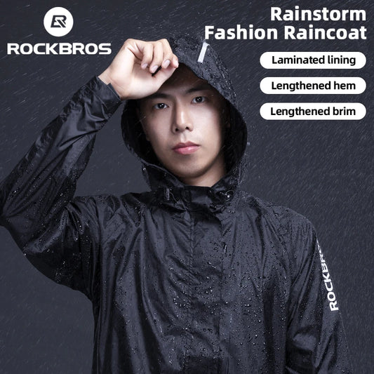 ROCKBROS Cycling Raincoat | Breathable Waterproof Windbreaker