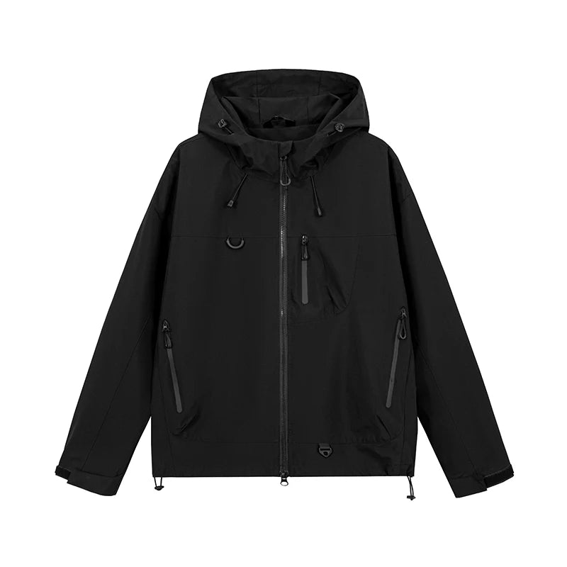 Unisex Hiking Jacket Waterproof Autumn Windbreaker Fishing Hoodie