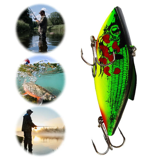 Fishing Lure 6.5cm 11.4g Artificial Hard Bait with Hooks Fishing Bait Plastic Wobblers Fishing Accessories