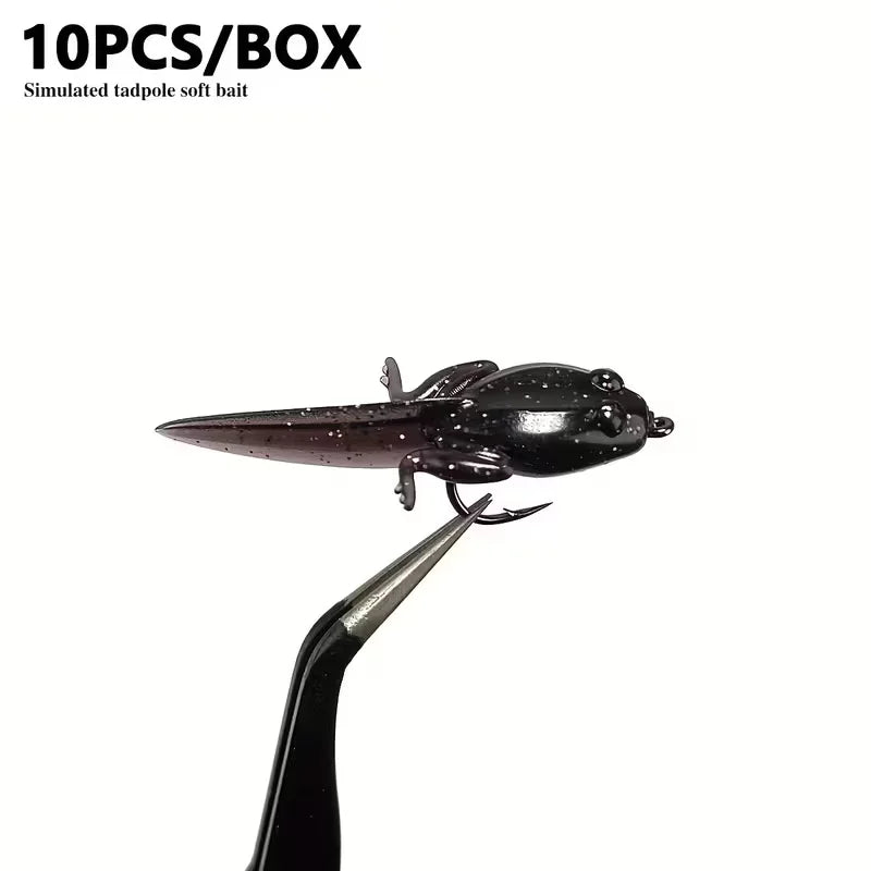 10/30 soft bodied small/large fly bait with hook - Realistic floating action bait