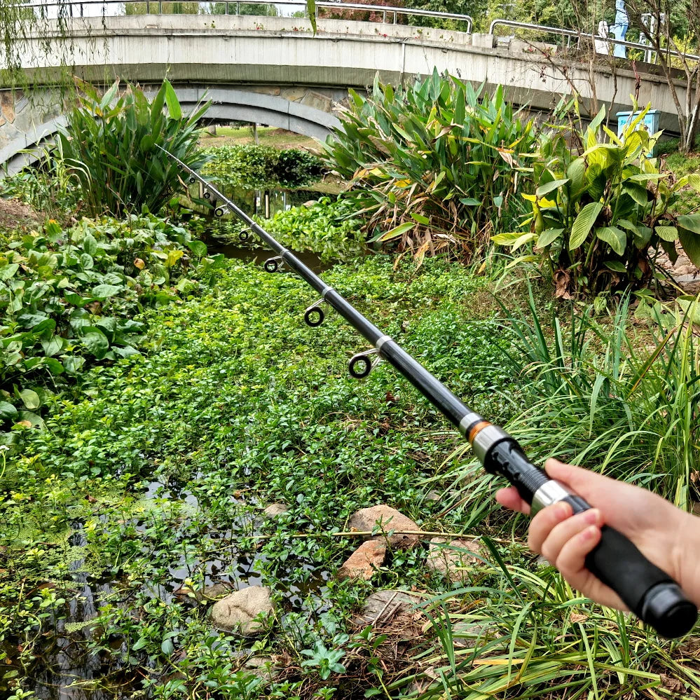 Ultra-Compact Portable Telescopic Travel Fishing Rod (1.5M–2.3M)