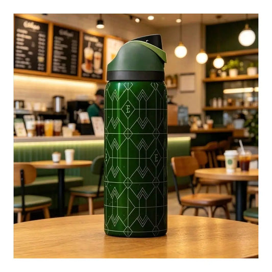 32 oz Insulated Stainless Steel Water Bottle with Straw Lid