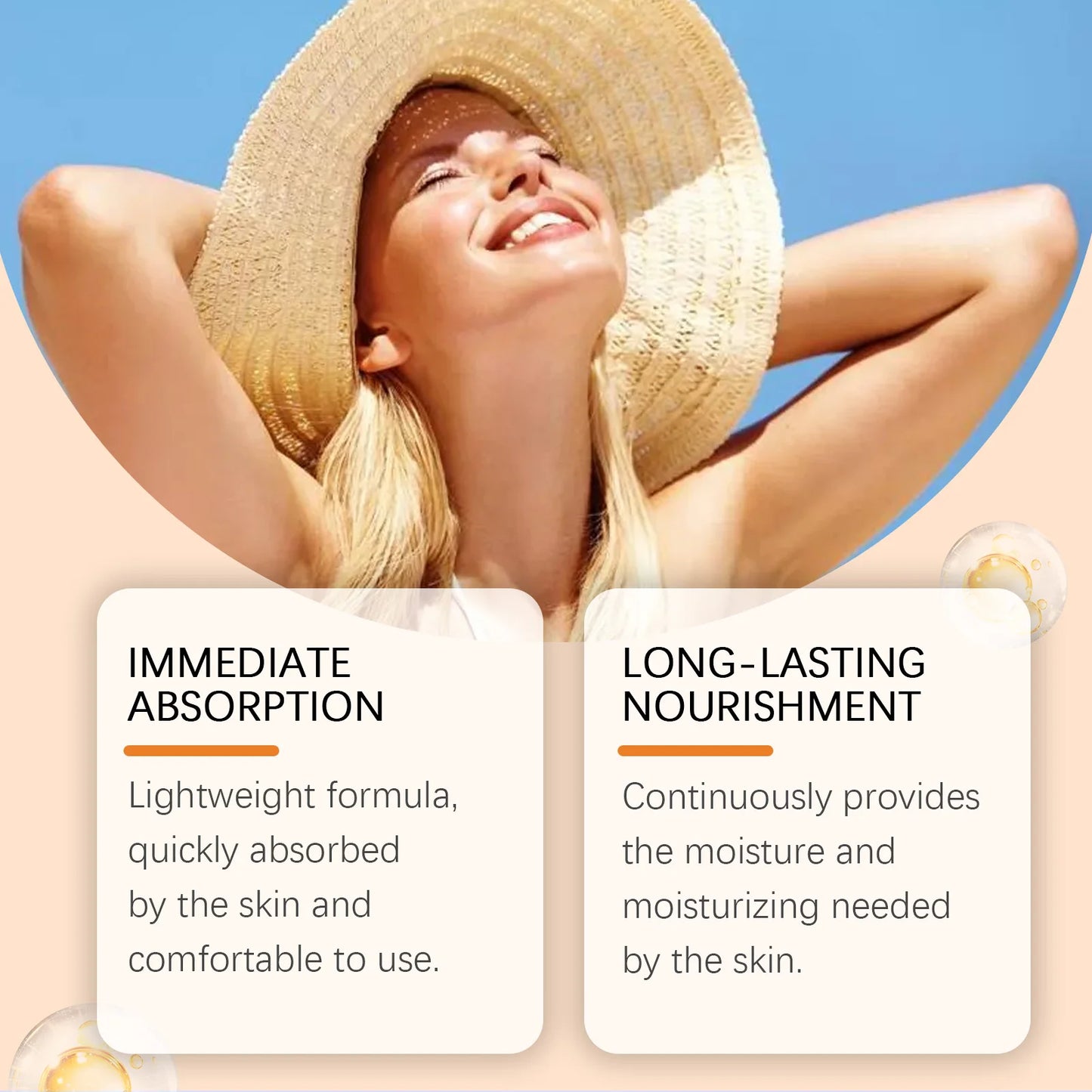 EELHOE Vitamin E Sunscreen Spray 100ml Long-lasting Deep Moisturizing Anti-UV Skin Protector