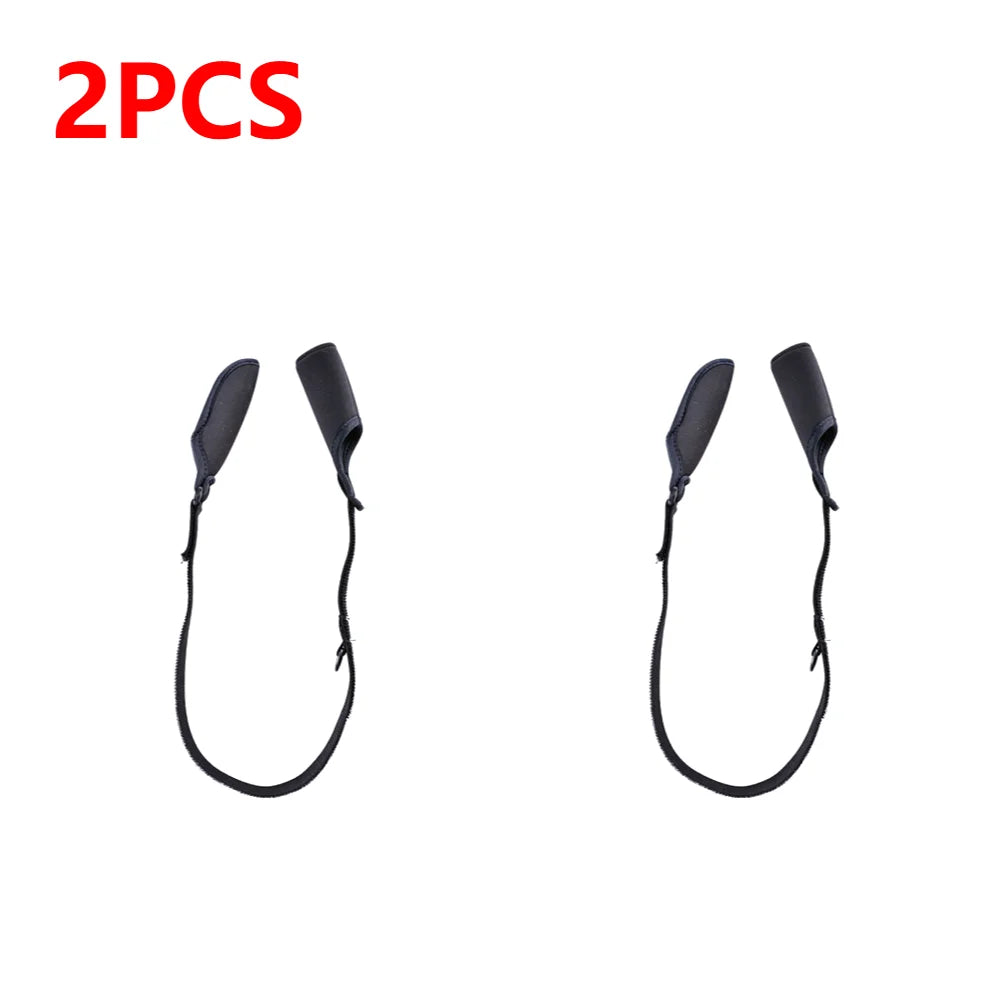 1-10PCS Fishing Rod Protection Sleeves Luya Bundle Rod Belt Adjustable Cover Strap Rod Organizer Fish Tool