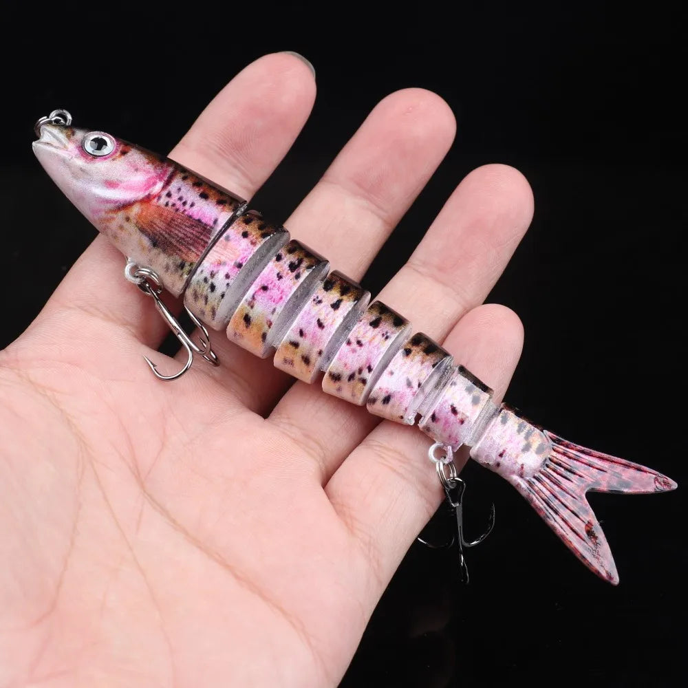 15-Pack 5.1-Inch Multi-Jointed Hard Swimbaits (0.67 oz)