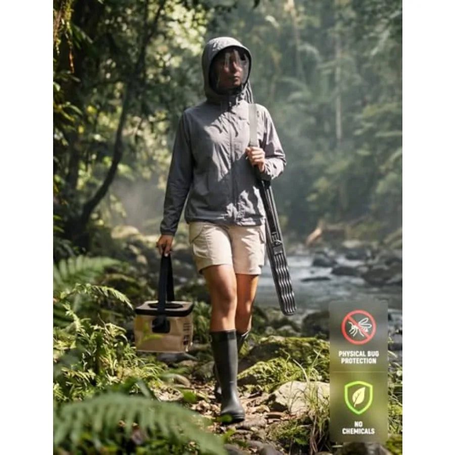 baleaf Women's Sun Jackets No Insert Lightweight Hiking Hoodie UPF 50+ Workout Mosquito Clothes Long Sleeve UV with 2 Pockets