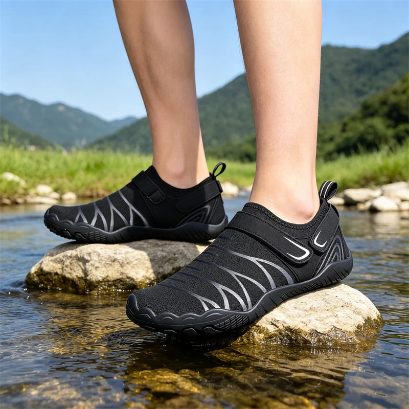 Men Water Shoes New Summer Upstream Wading Gym Fitness Hiking Walking Footwear